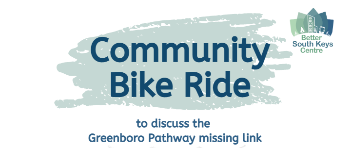 Greenboro Missing Link Ride on May 27